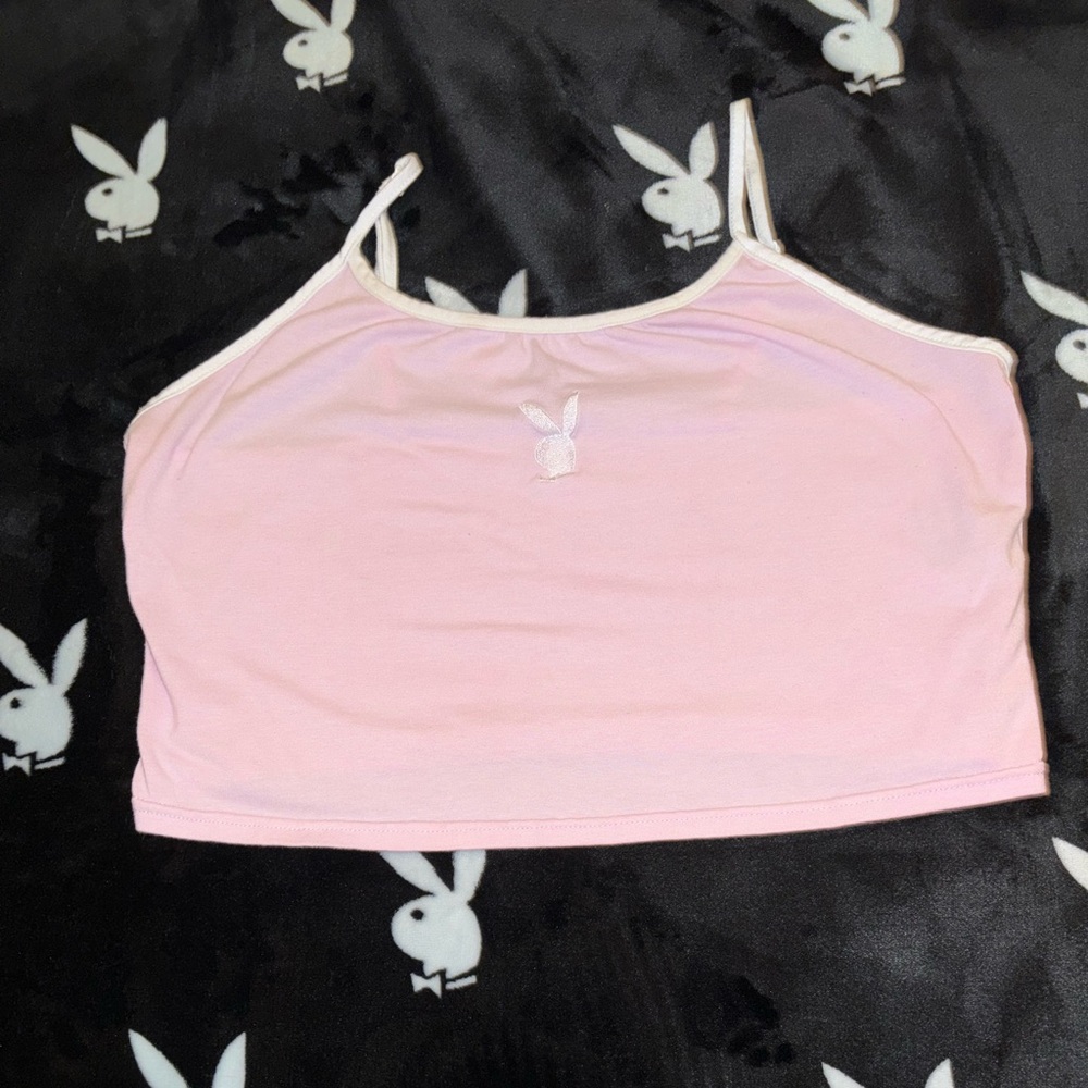 play boy crop top